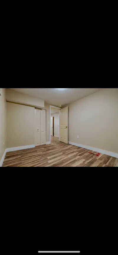 A clean separate two room basement with private laundry and kitchen is available Very nice and rconv...