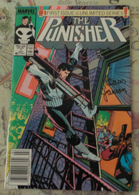 THE PUNISHER #1 1987 SIGNED BY KLAUS JANSON $100