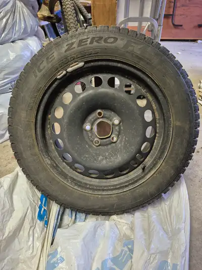 Fits a Chev Cruz, 75% tread remaining; OEM pressure sensors included $300 total.