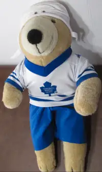 1992 Pro Bear NHL Hockey Toronto Maple Leafs PELUCHE POUPÉE