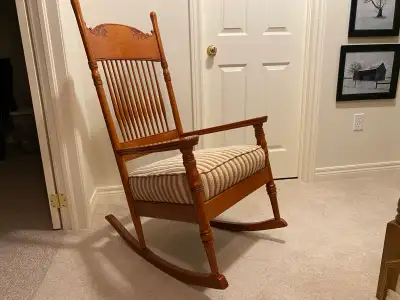 Antique rocking chair, View more