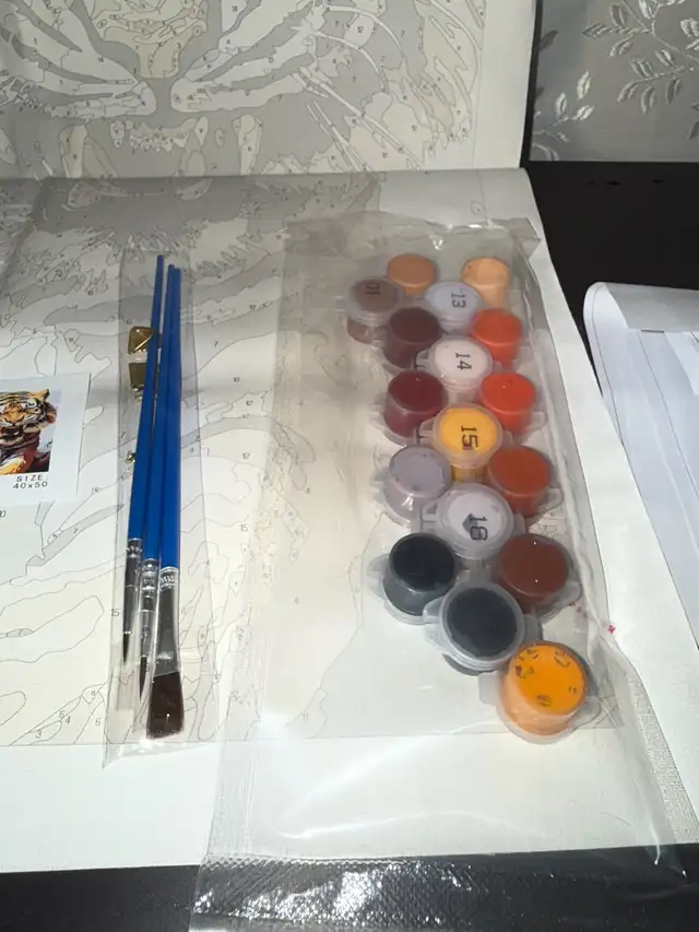 Tiger Paint by Numbers Kit in Hobbies & Crafts in Ottawa - Image 4