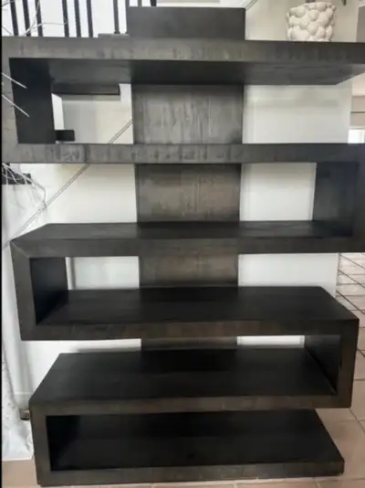  large, unique S-shaped shelving unit, View more