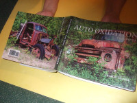 Trucks rusting - Auto Oxidation signed Ford Chevy Dodge Fargo