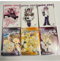 JAPANESE MANGA BOOKS PITA - TEN vol 1-3 and YURARA vol 1-3 comic