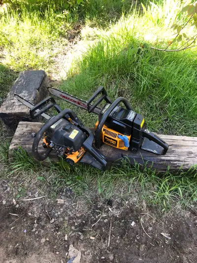 2 poulan chainsaws for parts, View more