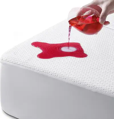 Waterproof Mattress Protector Queen Size Mattress Cover White, View more