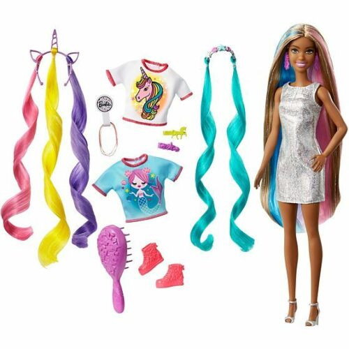 2020 PLAYLINE FANTASY HAIR DOLL MERMAID & UNICORN AFRICAN A.! in Toys & Games in Mississauga / Peel Region - Image 2