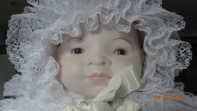 Doll,bisque, fabulous clothes,19 inches,soft legs,body,  A Baby, View more
