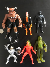 90s action figures lot (5) $15 marvel Hercules knight 