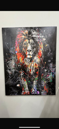 ExclusiveArt Lion canvas (brand new instore)