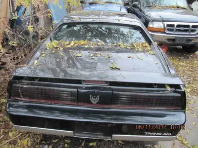Classic 1989 Pontiac TransAm Now Parting  Completely Dismantled, View more