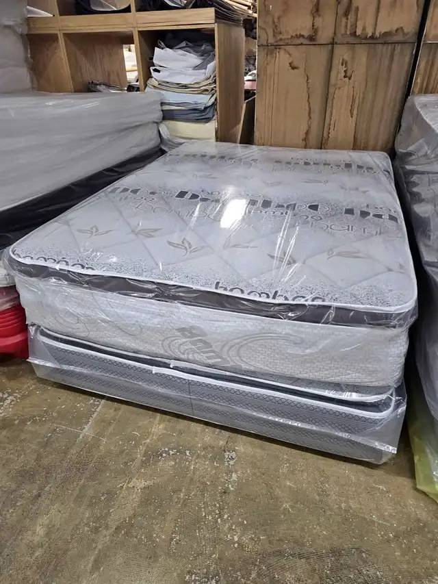 Lit, Matelas, Sommier | simple|double|queen|king à vendre in Beds & Mattresses in Longueuil / South Shore - Image 3