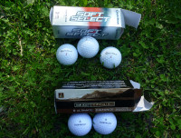 Brand New Golf Balls TAYLORMADE Soft Select x3 Tour Select x2