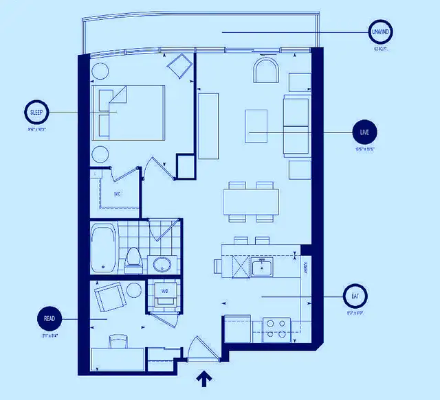Condo at Carlton-Yonge 1BDRM Den for $2,350