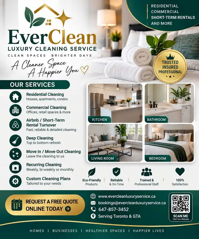 Professional Cleaning Services | Toronto & GTA