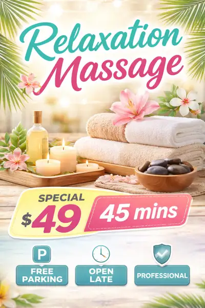 Looking for a place to relax after a long day? Our wellness studio offers a peaceful and clean envir...