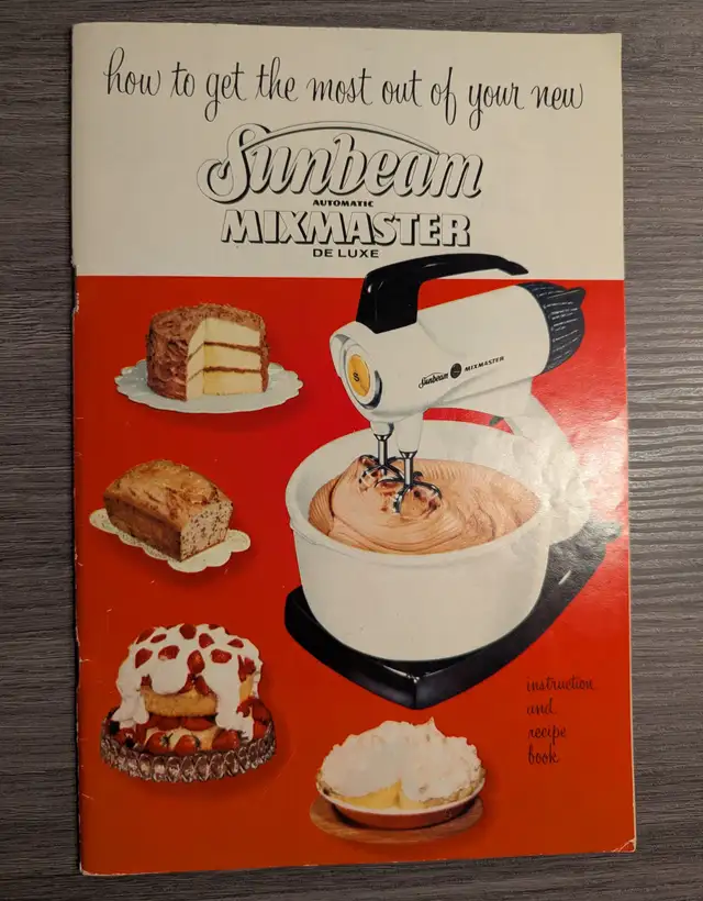 VINTAGE Sunbeam Mixmaster Deluxe, 1957 in Arts & Collectibles in Mississauga / Peel Region - Image 5