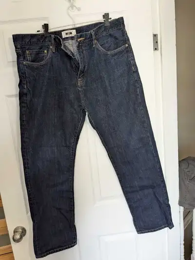 Joseph Abboud Men's dark blue slim fit jeans 38x30, View more