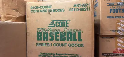 Score 1991 Major League Baseball Series 1 Count Goods, View more