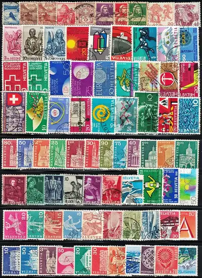  Switzerland Stamps [#80 Total], View more