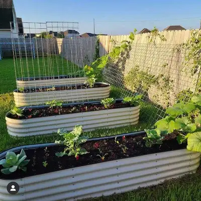 17 Inch Raised Metal Garden Bed, View more