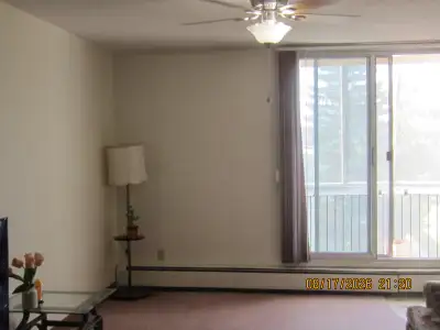 Hello I have a room about 12'x12' and bed in it, closet, locks door, window face street. 2 minutes w...