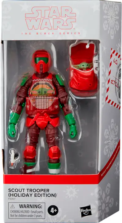 Star Wars Black Series Holiday Edition Scout Trooper Figure, View more