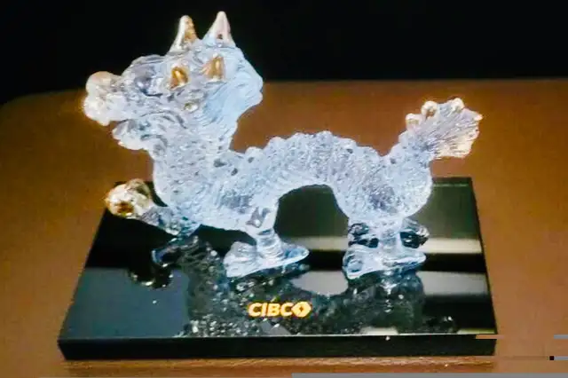 CIBC Glass Chinese Zodiac Figurine in Arts & Collectibles in City of Toronto - Image 3