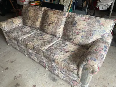 couch and shelf unit, View more