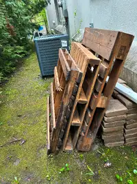 3 wood skids/ pallets