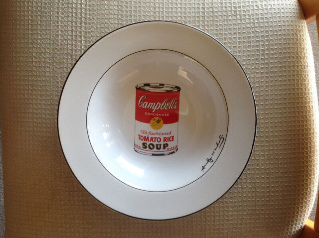 8 Pc Set Andy Warhol signed Campbell Soup Bowls in Arts & Collectibles in Cole Harbour