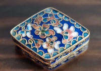Cloisonné Enamel Jewelry Box