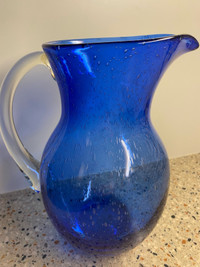 Tag Bubble Glass Pitcher 