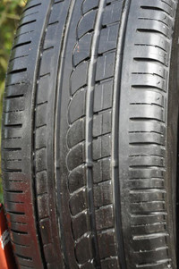 2 x 275/35/20 PIRELLI p zero Rosso tires %80 tread left very goo