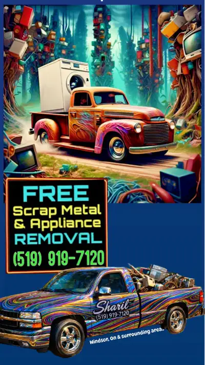 SCRAPPER: (519) 919-7120 FREE Appliance & Scrap Metal Pick Up, View more