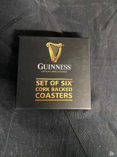 Set of 6 Guinness Drink Coasters, View more