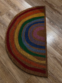 IKEA rainbow door mat