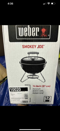 BNIB Weber Smokey Joe 14 indch Grill