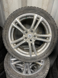18" Honda Accord rims 235-45-18 Michelin Xice snow winter tires