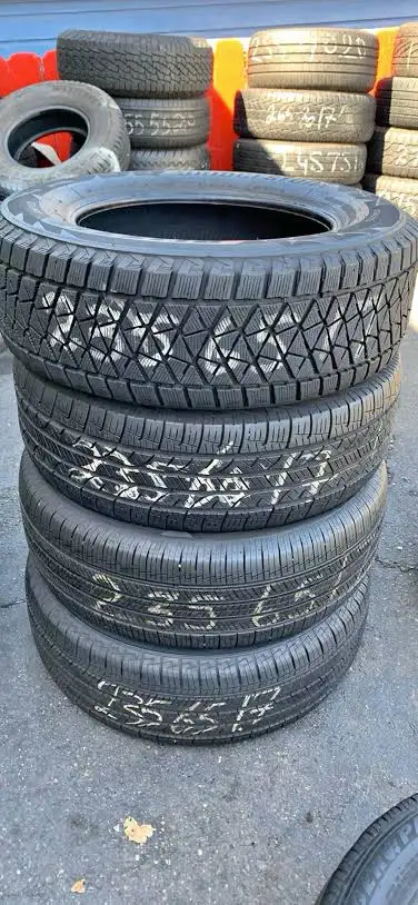 I’m looking for 235-65-17 all season tire set off four, could alo be 225-65-17. Look for good tread...