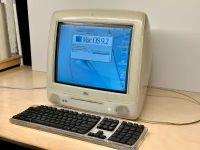 iMac G3 OS 9.2-working, with keyboard, View more