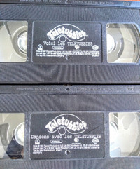 Cassettes VHS Télétubbies