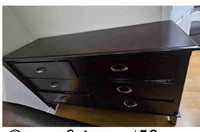6 pcs drawer dresser