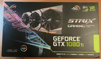 New Asus ROG Strix GeForce GTX 1080 Ti Video Card, View more