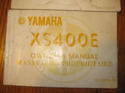 1978 Yamaha Motorcycle XS 400 E Manual - $30.00 obo In Fair condition. Comes as seen in pictures. En...