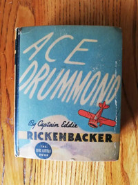 1935 Collectible Little Big Book "Ace Drummond"  WW1 Fighter Ace