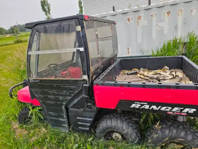 winch, snowblade, fully enclosed cab., heater Purchased a few years ago but don't use. Only 655hrs