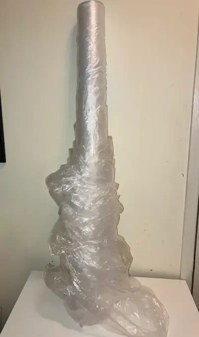 Roll of Clear Plastic Stretch Wrap-31” Height , View more