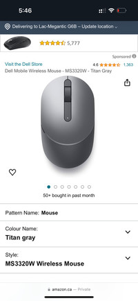 Dell mouse brand new